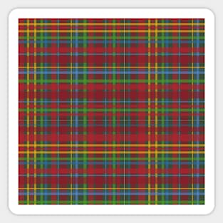 Christmas Plaid Sticker